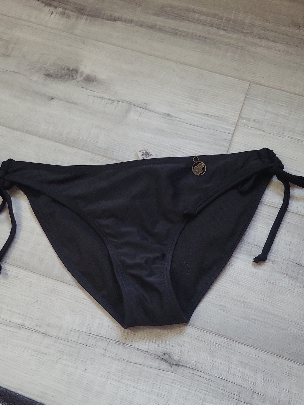 Black Hawaiian Tropic Women's Side-Tie Bikini Bottom - Classic Swimwear